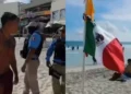 ¿Discriminado por colocar bandera de México en Cancún?