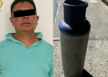 Detienen a hombre en Iztapalapa por agredir a sus hijos y amenazarlos con un tanque de gas