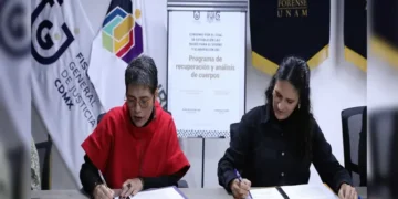 FGJ-CDMX y UNAM acuerdan colaboración para identificar cuerpos exhumados en el Panteón de Dolores
