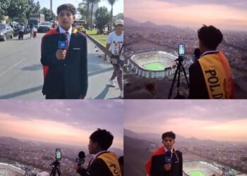 Niño narra partido desde un cerro y se viraliza