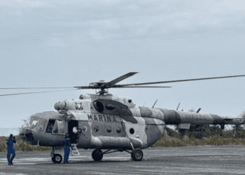 Aeronave de la Marina sufre percance durante misión médica en Texas