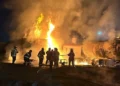 Se incendia pipa con diésel en zona industrial de Altamira
