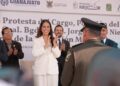 Asiste Libia Dennise a la ceremonia de Cambio de Mando en la XII Región Militar