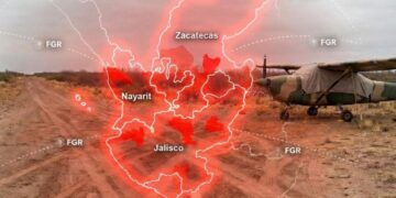 Detectan red aérea del CJNG con pistas ilegales en tres estados del país
