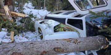 Cae helicóptero en zona montañosa de Utah; reportan un lesionado de gravedad