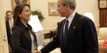 María Corina Machado vuelve a la Casa Blanca y revive un precedente clave