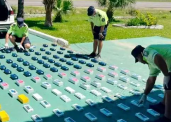 Descubren contrabando millonario de celulares ocultos en un auto familiar