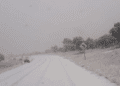 Nevadas obligan a cerrar carretera clave en el norte de Chihuahua