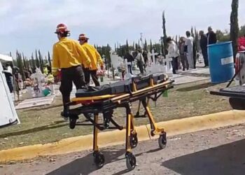 Explosión de pirotecnia en panteón de Ciudad Victoria deja más de diez heridos