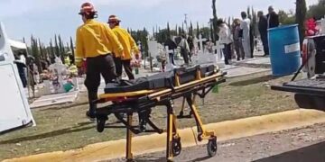 Explosión de pirotecnia en panteón de Ciudad Victoria deja más de diez heridos