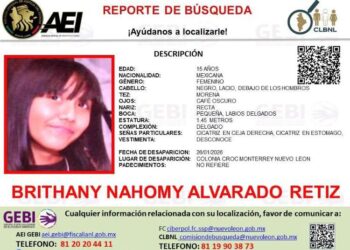 Confirman asesinato de la adolescente Brithany Nahomy; su novio, también menor, es detenido