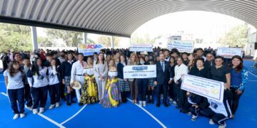 Continúa en Atizapán la construcción de Escuelas de Paz con el distintivo "Árbol de la Vida"