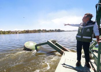 Concluye Gobierno de Jalisco acciones de limpieza en la presa Las Pintas